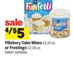 Meijer Pillsbury Cake Mixes 15.25 oz. or Frostings 12-16 oz offer