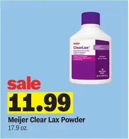 Meijer Meijer Clear Lax Powder offer