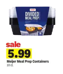 Meijer Meijer Meal Prep Containers offer