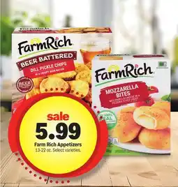 Meijer Farm Rich Appetizers offer