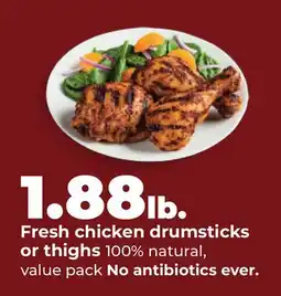 Hy-Vee Fresh Chicken Drumsticks Or Thighs offer