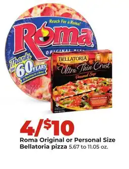 Hy-Vee Roma Original or Personal Size Bellatoria pizza offer