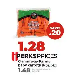 Hy-Vee Grimmway Farms baby carrots offer