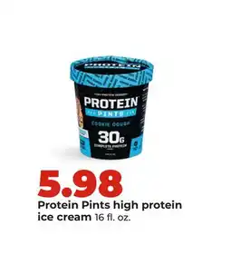 Hy-Vee Protein Pints high protein ice cream offer