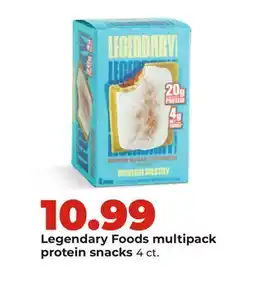 Hy-Vee Legendary Foods multipack protein snacks offer