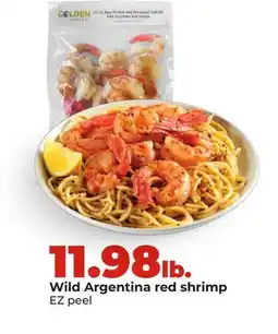 Hy-Vee Wild Argentina red shrimp offer