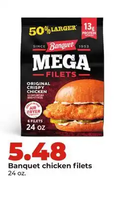 Hy-Vee Banquet chicken filets offer