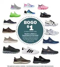 Meijer Skechers, Athletic or Casual Shoes for the Family offer