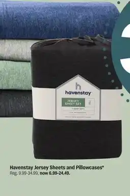 Meijer Havenstay Jersey Sheets and Pillowcases offer