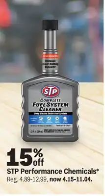 Meijer STP Performance Chemicals offer