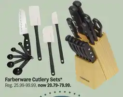 Meijer Farberware Cutlery Sets offer