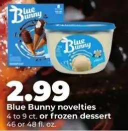 Hy-Vee Blue Bunny novelties offer