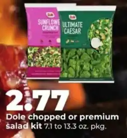 Hy-Vee Dole chopped or premium salad kit offer
