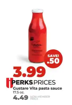 Hy-Vee Gustare Vita pasta sauce offer