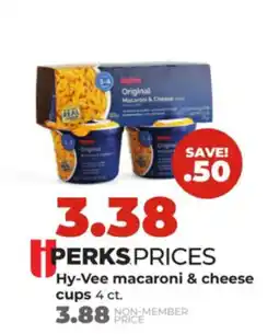 Hy-Vee Hy-Vee macaroni & cheese cups offer