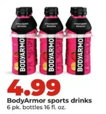 Hy-Vee BodyArmor sports drinks offer