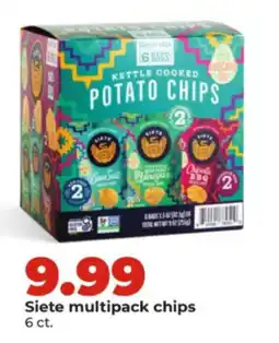 Hy-Vee Siete multipack chips offer