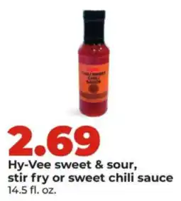 Hy-Vee Hy-Vee sweet & sour, stir fry or sweet chili sauce offer