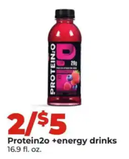 Hy-Vee Protein2o +energy drinks offer