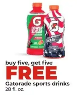 Hy-Vee Gatorade sports drinks offer