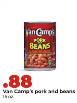 Hy-Vee Van Camp's pork and beans offer