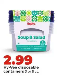 Hy-Vee Hy-Vee disposable containers offer