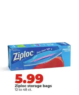 Hy-Vee Ziploc storage bags offer