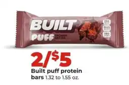 Hy-Vee Built puff protein bars offer