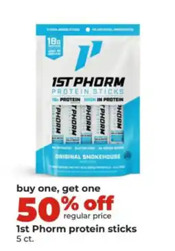 Hy-Vee 1st phorm protein sticks offer