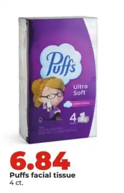 Hy-Vee Puffs facial tissue offer