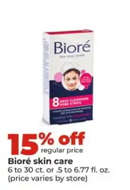 Hy-Vee Biore skin care offer