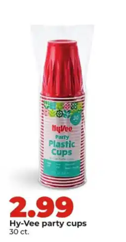Hy-Vee Hy-Vee party cups offer