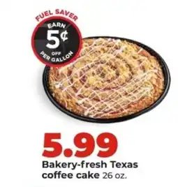 Hy-Vee Bakery-fresh Texas coffee cake offer