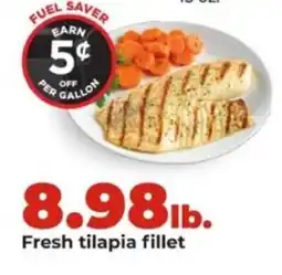 Hy-Vee Fresh tilapia fillet offer