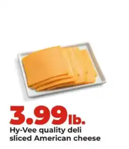 Hy-Vee Hy-Vee quality deli sliced American cheese offer