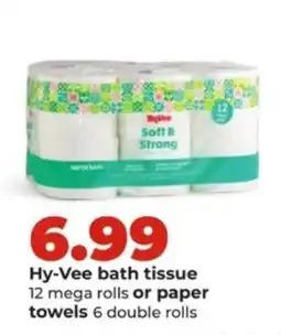 Hy-Vee Hy-Vee bath tissue offer