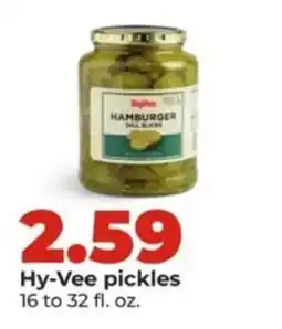 Hy-Vee Hy-Vee hamburger dill slices offer