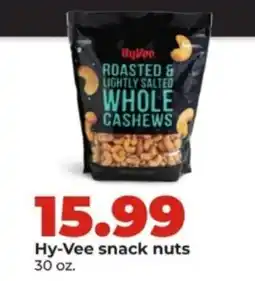 Hy-Vee Hy-Vee roasted & lightly salted whole cashews offer
