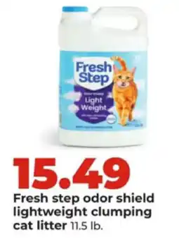 Hy-Vee Fresh step odor shield lightweight clumping cat litter offer