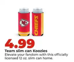 Hy-Vee Team slim can Koozies offer