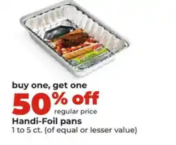 Hy-Vee Handi-Foil pans offer