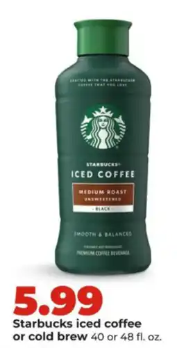 Hy-Vee Starbucks iced coffee offer