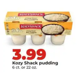 Hy-Vee Kozy Shack pudding offer