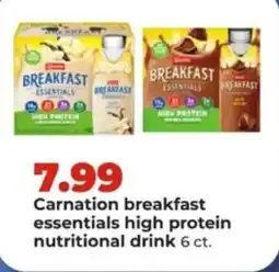 Hy-Vee Carnation breakfast essentials high protein nutritional drink offer