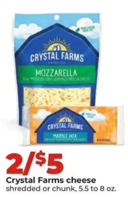 Hy-Vee Crystal Farms cheese offer