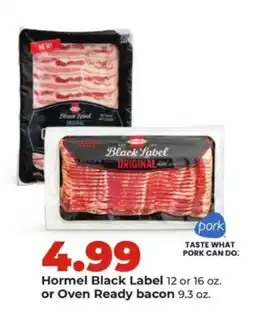 Hy-Vee Hormel Black Label bacon offer