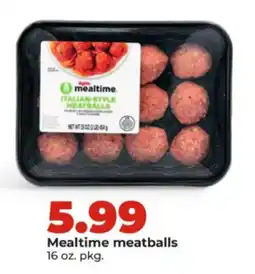 Hy-Vee Mealttime meatballs offer