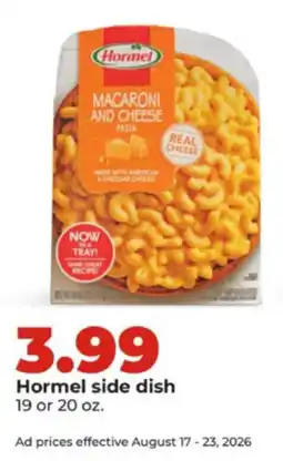 Hy-Vee Hormel macaroni and cheese pasta offer