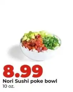 Hy-Vee Nori Sushi poke bowl offer