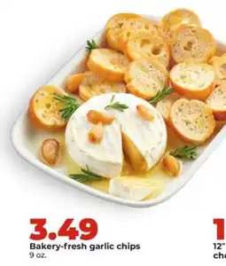 Hy-Vee Bakery-fresh garlic chips offer